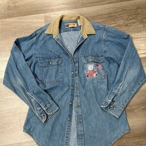 Vintage Big Mac Denim Shirt. Made in USA. Medium